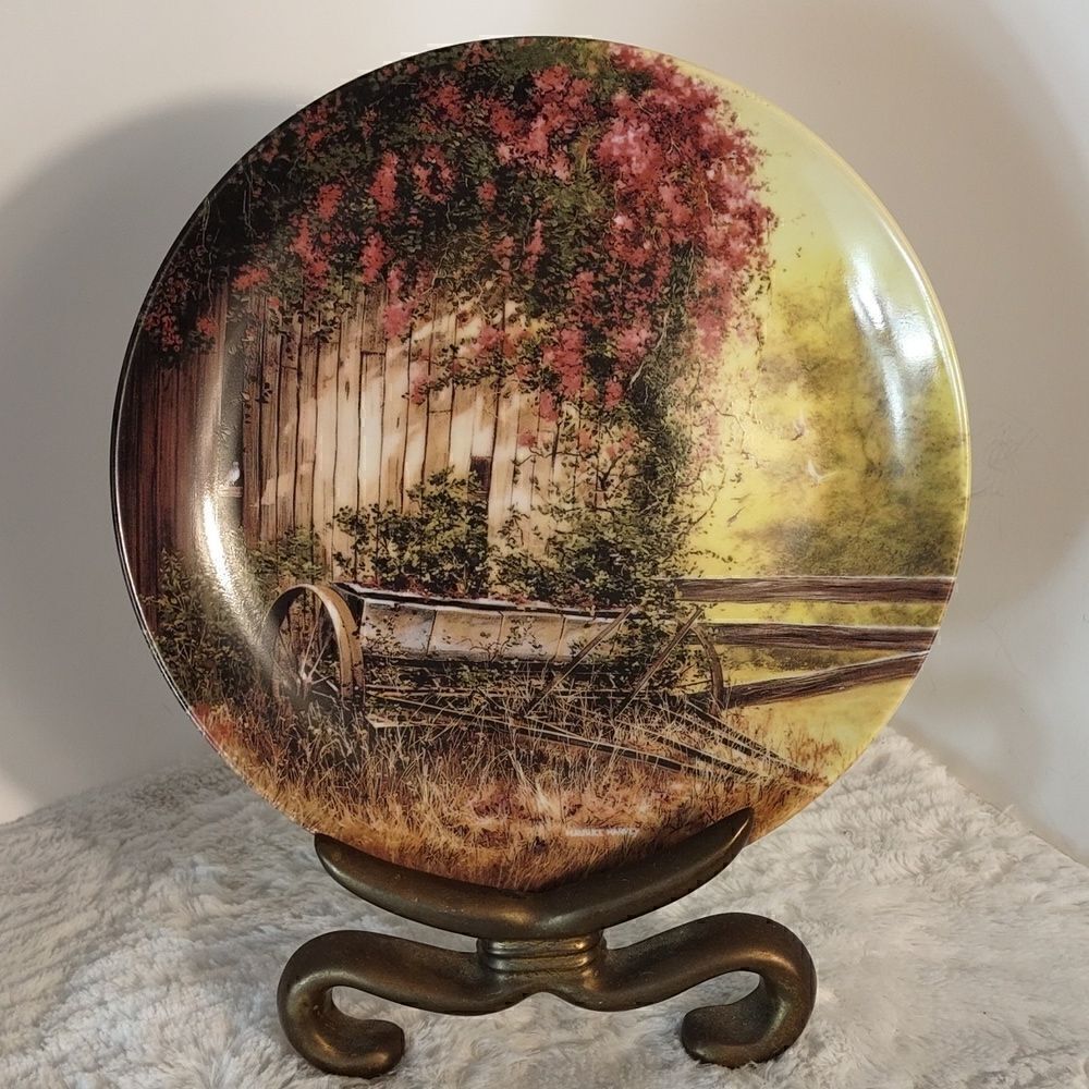 Maurice Harvey "The Vintage Seed Planter" Collector Plate